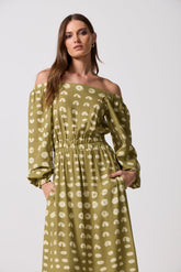 ISHANA BARE SHOULDER DRESS